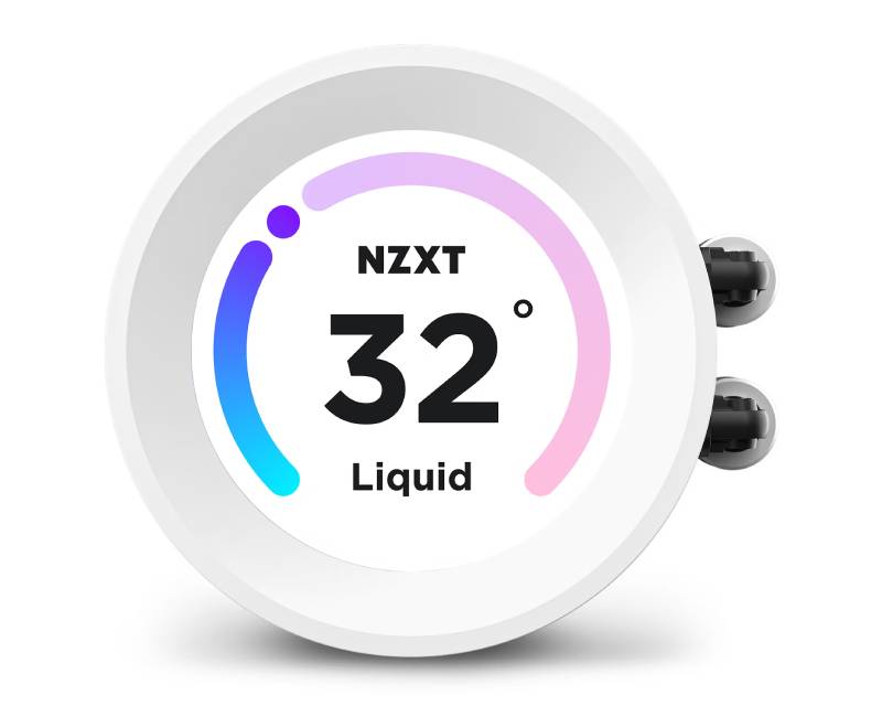 NZXT Kraken Elite 240 RGB vodeno hlađenje belo (RL-KR24E-W1) - Slika 2