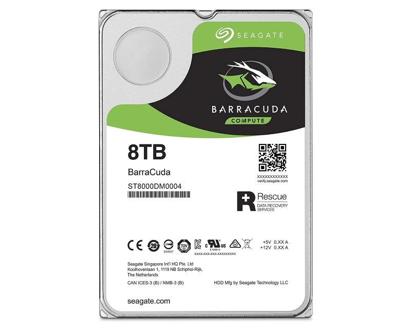 SEAGATE 8TB 3.5" SATA III 256MB 5.400rpm ST8000DM004 Barracuda hard disk