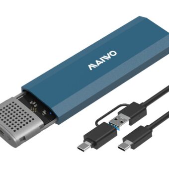 MAIWO Externo Kućište USB-C 3.1 na M.2xNVMe/SATA aluminium, K1690