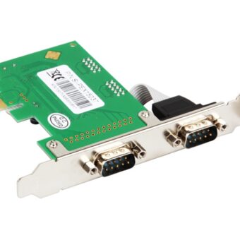 E-GREEN PCI Express kontroler 2-port (RS-232,DB-9)