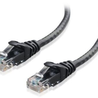 E-GREEN Kabl UTP patch Cat6 0.5m crni