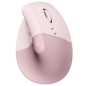LOGITECH Lift Vertical Ergonomic Wireless miš roze