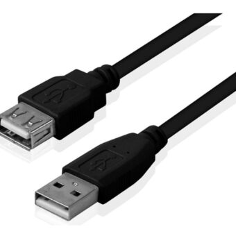 FAST ASIA Kabl USB 2.0 A - USB A M/F (produžni) 1.8m crni