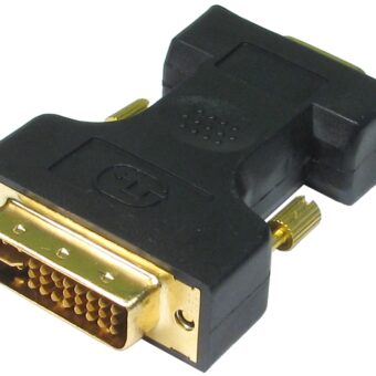 FAST ASIA Adapter DVI-I (M) - VGA (F) crni