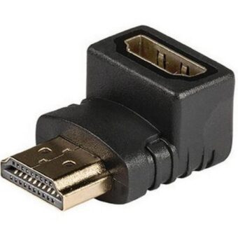 E-GREEN Adapter HDMI (M) - HDMI (F) pod uglom crni