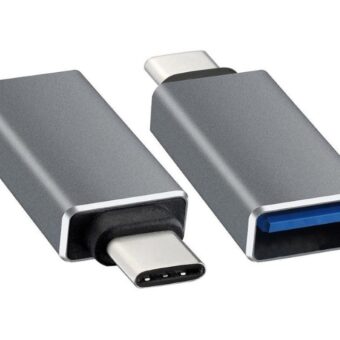 E-GREEN Adapter USB tip C - USB 3.0 M/F crni