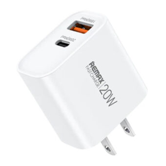 REMAX Strujni Fast punjac Kiddy 1xUSB3.0+1 xTIP C 20W RP-U120, beli