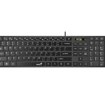 GENIUS SlimStar 126 USB US crna tastatura
