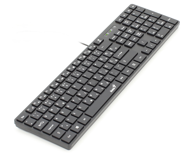 GENIUS SlimStar 126 USB YU crna tastatura - Slika 2
