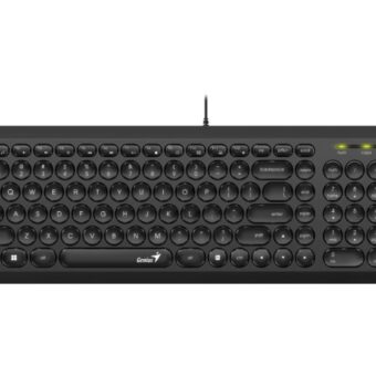 GENIUS Slimstar Q200 USB US crna tastatura