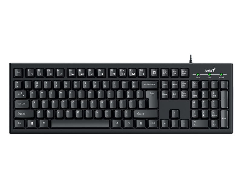 GENIUS KB-100 USB US crna tastatura - Slika 3