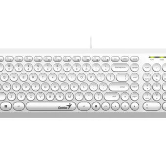 GENIUS Slimstar Q200 USB YU bela tastatura