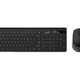 GENIUS SlimStar 8230 Wireless USB US crna tastatura+ miš