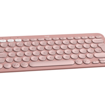 LOGITECH K380s Bluetooth Pebble Keys 2 US roze tastatura