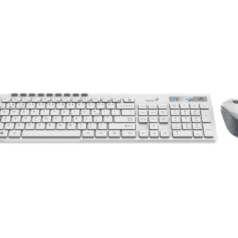 GENIUS SlimStar 8230 Wireless USB YU bela tastatura+ miš
