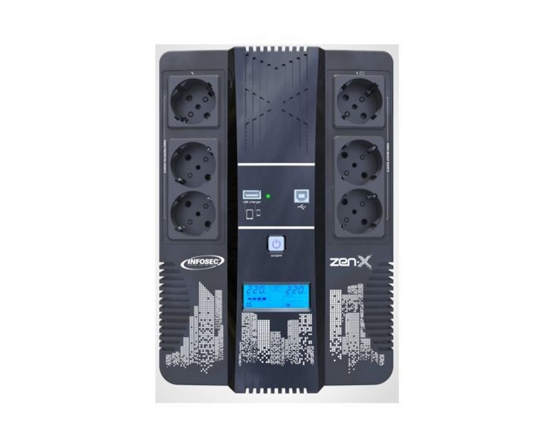 INFOSEC COMMUNICATION Zen-X 800 FR/SCHUKO UPS - Slika 2
