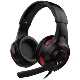 GENIUS HS-G600V crne slušalice sa mikrofonom i vibracijom