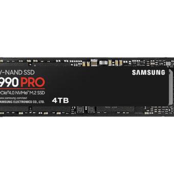 SAMSUNG 4TB M.2 NVMe MZ-V9P4T0BW 990 Pro Series SSD
