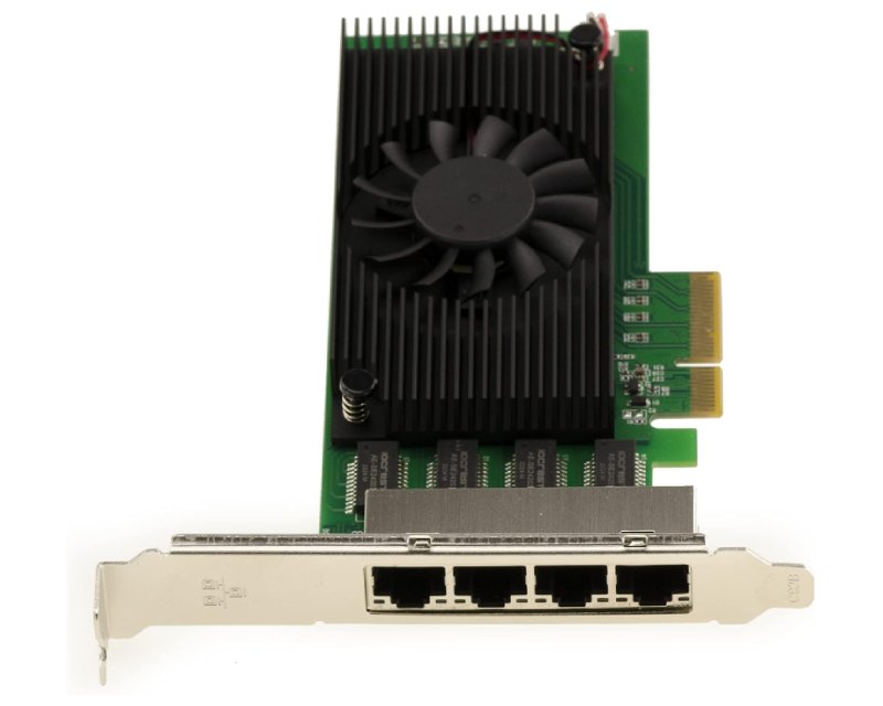 E-GREEN PCI-Express kontroler 4-port 2.5 Gigabit Ethernet (Intel I225) - Slika 2