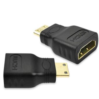 E-GREEN Adapter Mini HDMI (M) - HDMI (F) crni