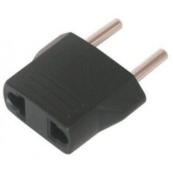 E-GREEN Adapter Euro utikač - USA utičnica crna