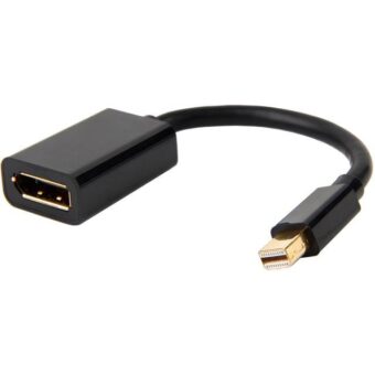 E-GREEN Adapter Mini Display port (M) - Display Port (F) crni