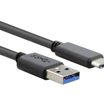 E-GREEN Kabl 3.0 USB A - USB 3.1 tip C M/M 2m crni