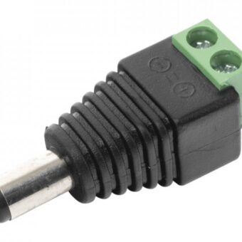 CERBERUS Konektor DC(M) 12V Terminal sraf (pak 10kom)