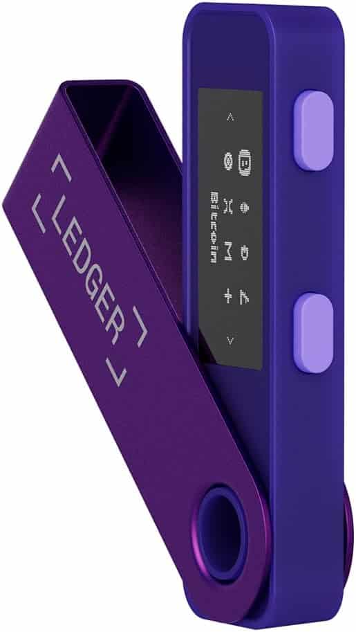 Kripto novčanik Ledger Nano S Plus - Ljubičasti