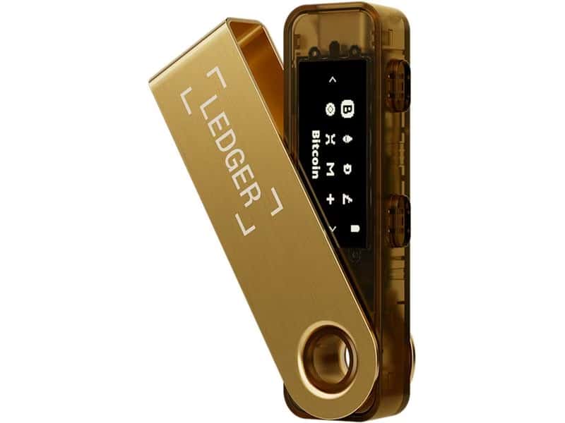 Kripto novčanik Ledger Nano S Plus - Zlatni