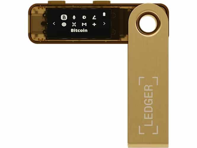 Kripto novčanik Ledger Nano S Plus - Zlatni - Slika 2