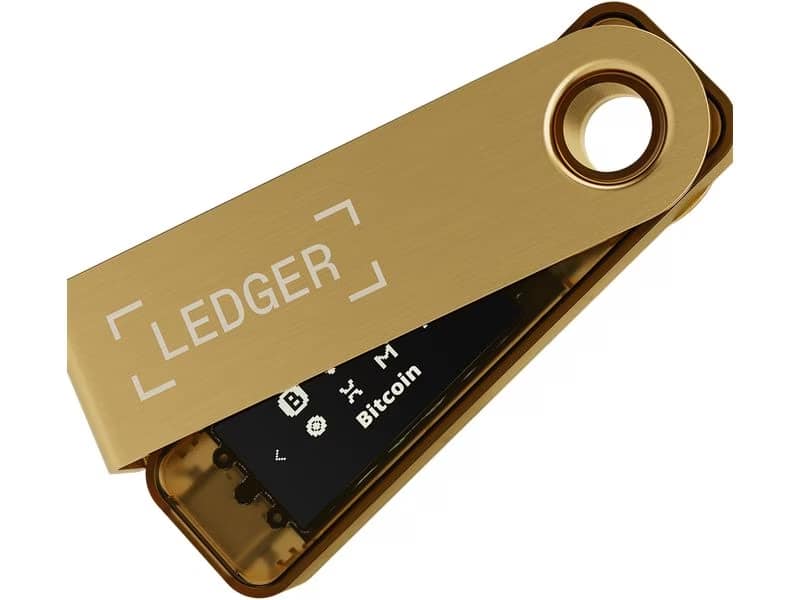 Kripto novčanik Ledger Nano S Plus - Zlatni - Slika 3