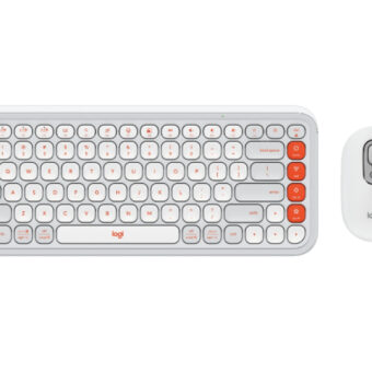 LOGITECH POP Icon Combo US tastatura bela