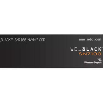 WD 1TB M.2 NVMe Gen4 WDS100T4X0E SN7100 Black SSD
