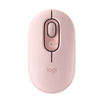 LOGITECH Pop Mouse with Emoji, Rose miš
