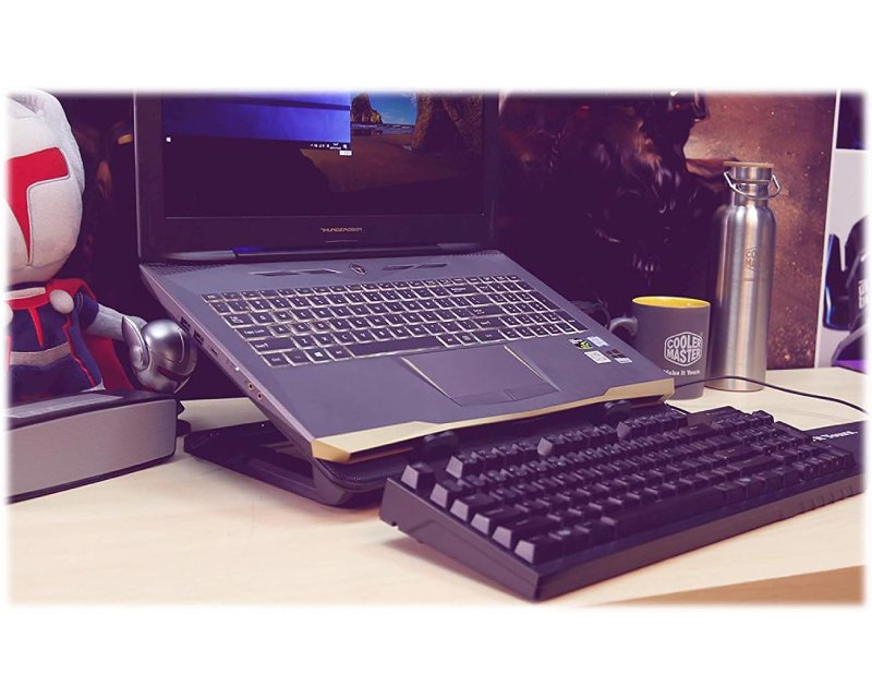 COOLER MASTER Postolje za laptop NotePal ERGOSTAND IV (R9-NBS-E42K-GP), crno - Slika 2