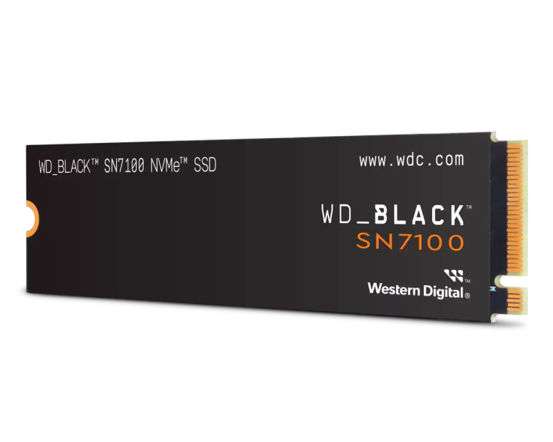 WD 500GB M.2 NVMe SSD Gen4 WDS500G4X0E SN7100 Black - Slika 2