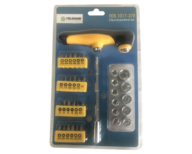FIELDMANN FDS 1017-37R Set bitova sa T odvijačem - Slika 10