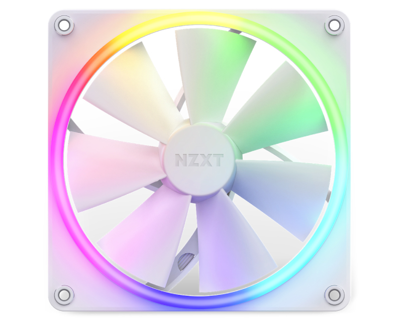 NZXT F140 RGB 140mm ventilator beli (RF-R14SF-W1) - Slika 17