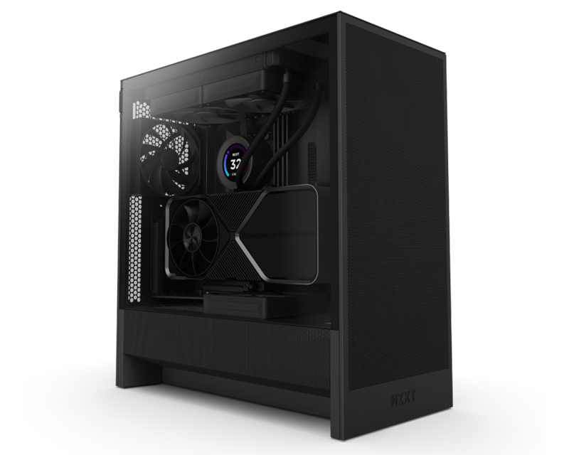 NZXT H5 Flow Gaming kućište crno (CC-H52FB-01) - Slika 7