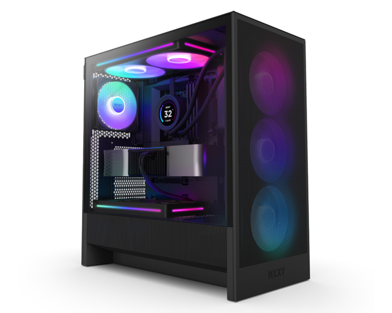 NZXT H5 Flow RGB Gaming kućište crno (CC-H52FB-R1) - Slika 16