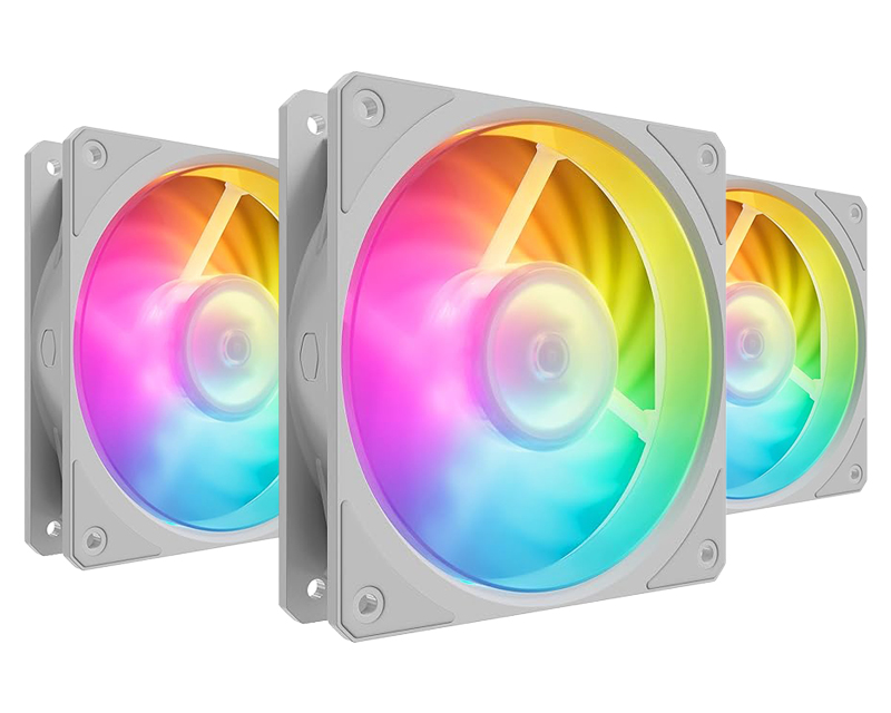COOLER MASTER Mobius 120P ARGB White 3-pack kit ventilator (MFZ-M2DW-243P2-R1) - Slika 12