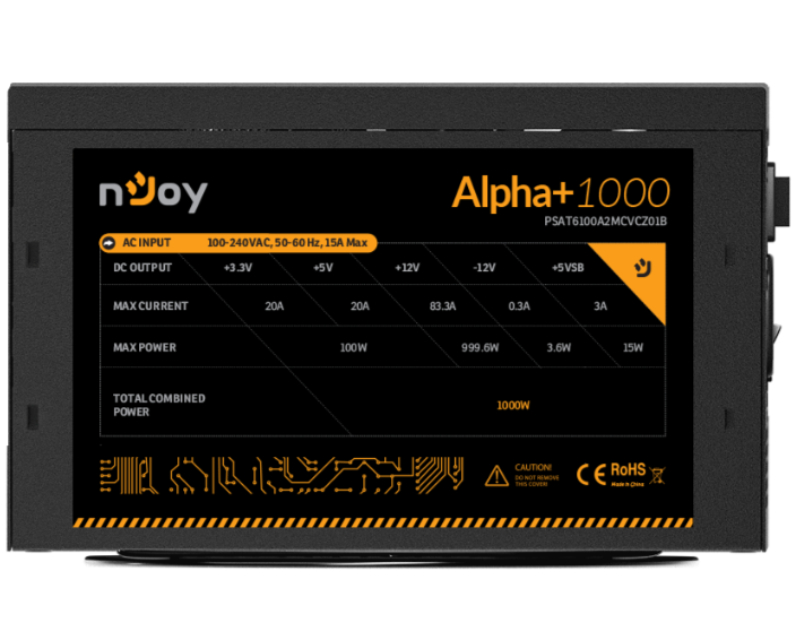 NJOY Alpha+ 1000 1000W napajanje (PSAT6100A2MCVCZ01B) - Slika 18
