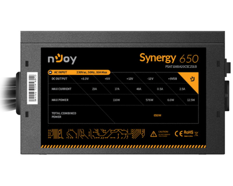 NJOY Synergy 650 650W napajanje (PSAT1065A20CSCZ01B) - Slika 4