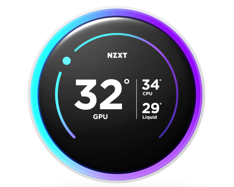 NZXT Kraken Elite 240 RGB V2 vodeno hlađenje belo (RL-KR24E-W2) - Slika 2