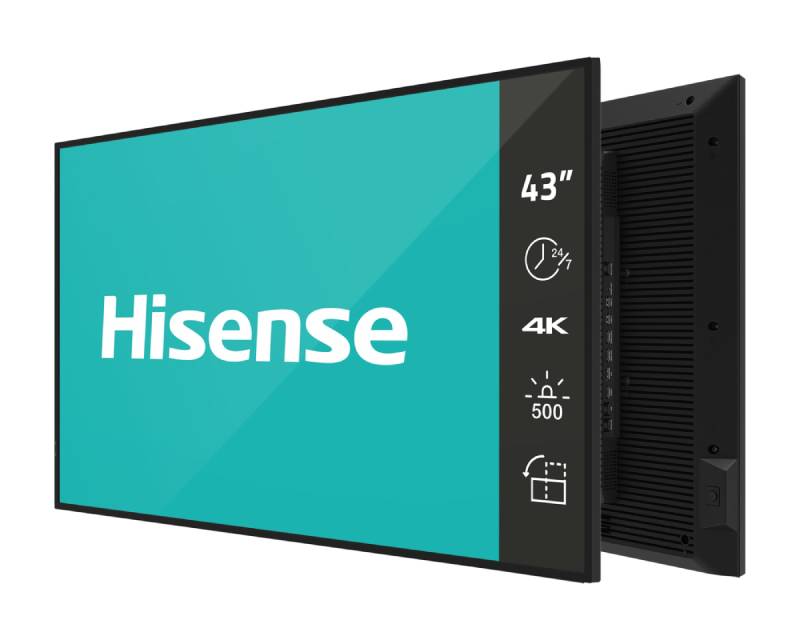 HISENSE 43 inča 43DM66D 4K UHD 500 nita Digital Signage Display - 24/7 Operation - Slika 14