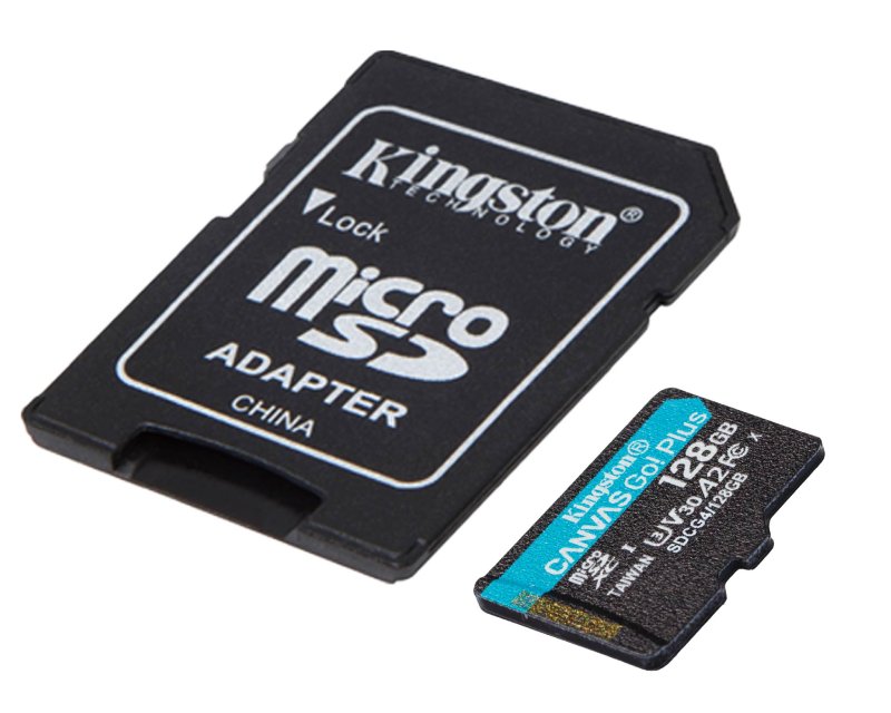 KINGSTON Memorijska kartica U3 V30 microSDXC 128GB Canvas Go Plus 200MB/s A2 + adapter SDCG4/128GB - Slika 12