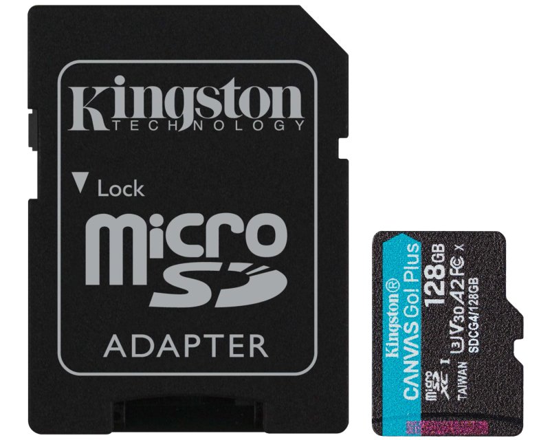 KINGSTON Memorijska kartica U3 V30 microSDXC 128GB Canvas Go Plus 200MB/s A2 + adapter SDCG4/128GB - Slika 8