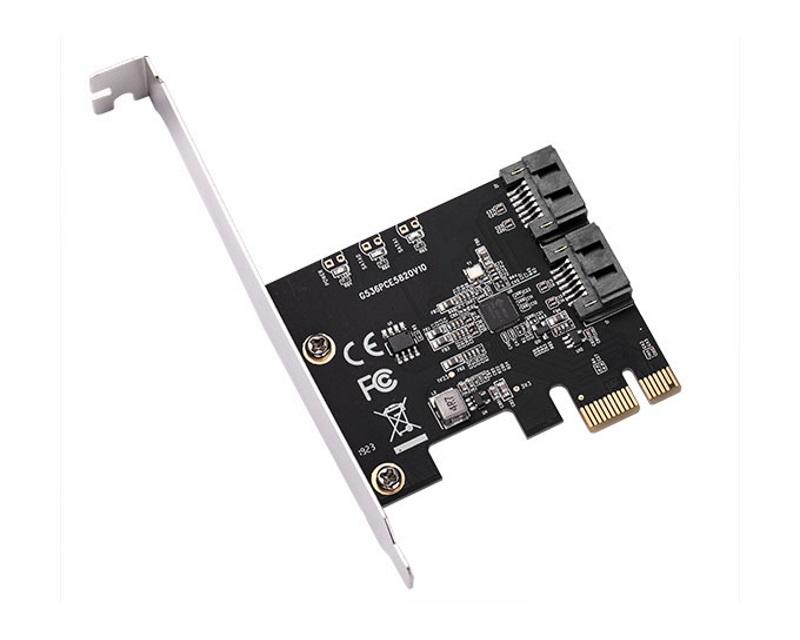 E-GREEN PCI-Express kontroler 2-port SATA III int. Kartica JMB582 Chipset - Slika 4