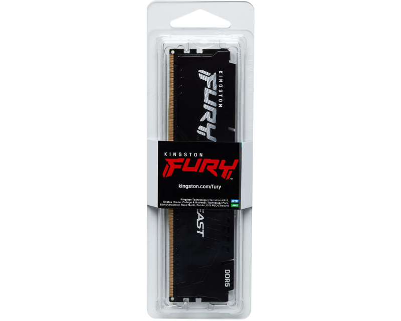 KINGSTON DIMM DDR5 32GB 5600MT/s KF556C36BBE-32 Fury Beast Black EXPO - Slika 9
